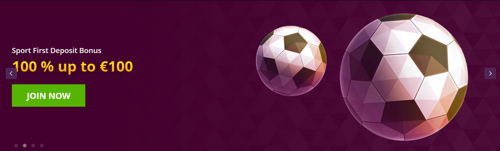 Bitcoin casino website displayed with two gold coins prominently featured in the foreground.